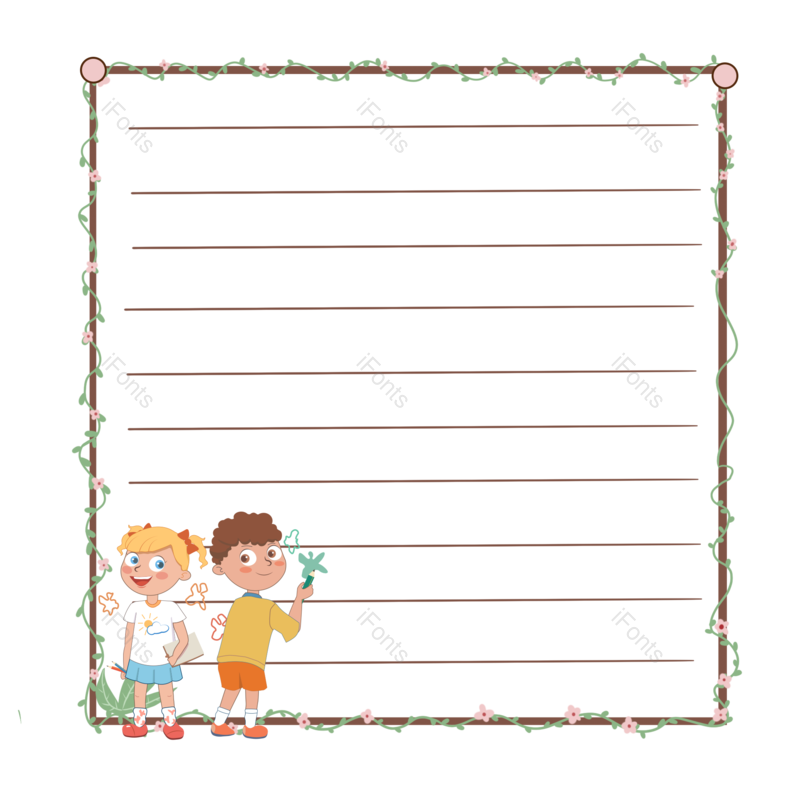 手绘边框图片,边框元素元素,卡通边框PNG,免抠素材